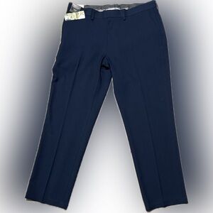 NWT Haggar Premium Flex Navy Trousers